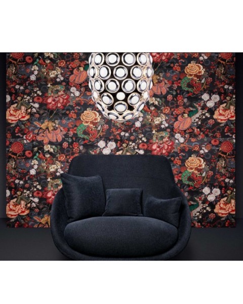 Rendezvous Tokyo Blue | MO3010 Indigo | Mooi Wallcovering Tokyo Blue