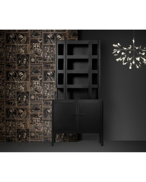 Golden Tiger | MO4040 Ebony | Moooi Wallcovering Memento Moooi