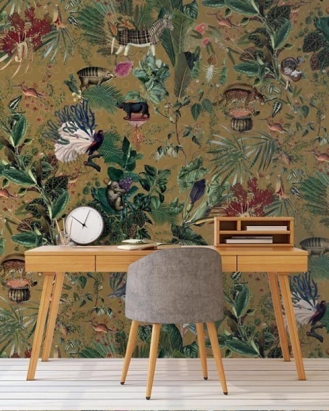 Menagerie of Extinct Animals | MO2074 | Moooi Wallcovering Extinct Animals