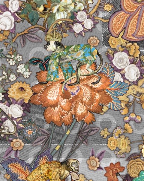 Rendezvous Tokyo Blue | MO3011 | Moooi Wallcovering Tokyo Blue 