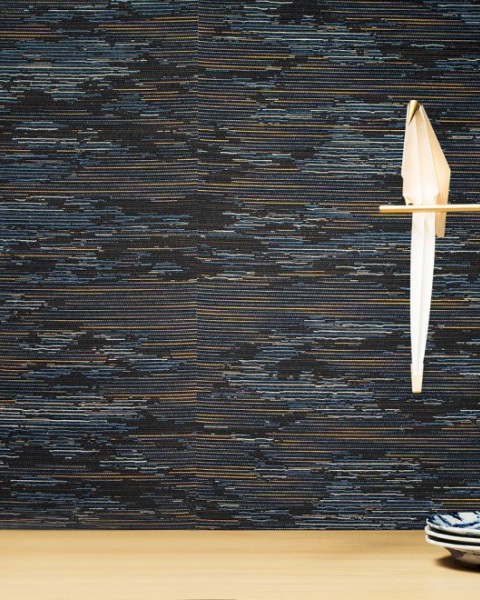 Tie-Tami | MO3020 | Moooi Wallcovering Tokyo Blue