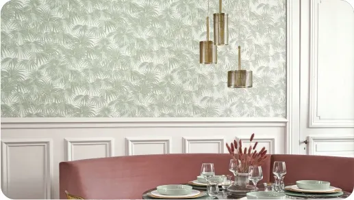 Perfect look of Living Room with Uniti Wallpaper