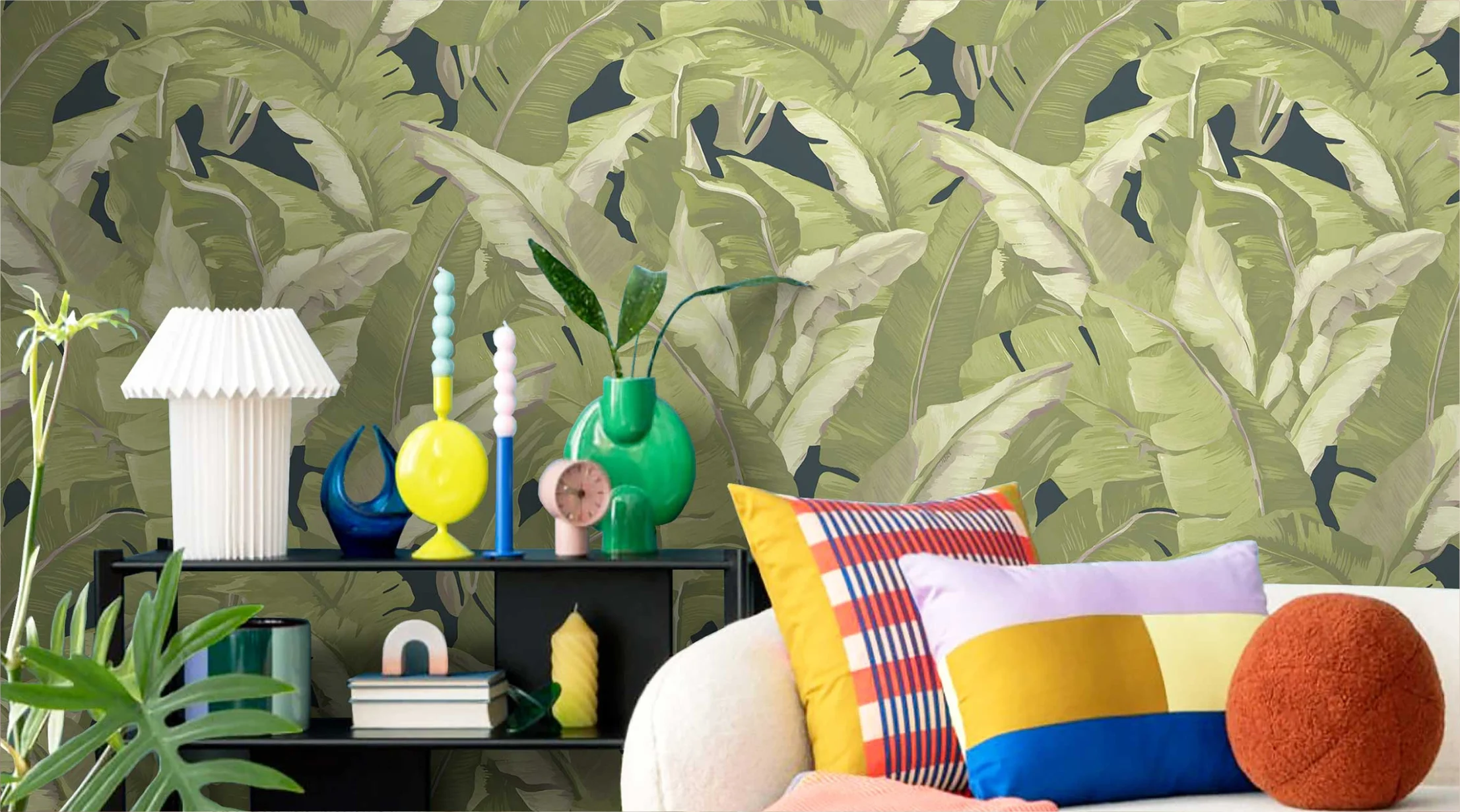 Living Room with RIO Wallpaper 