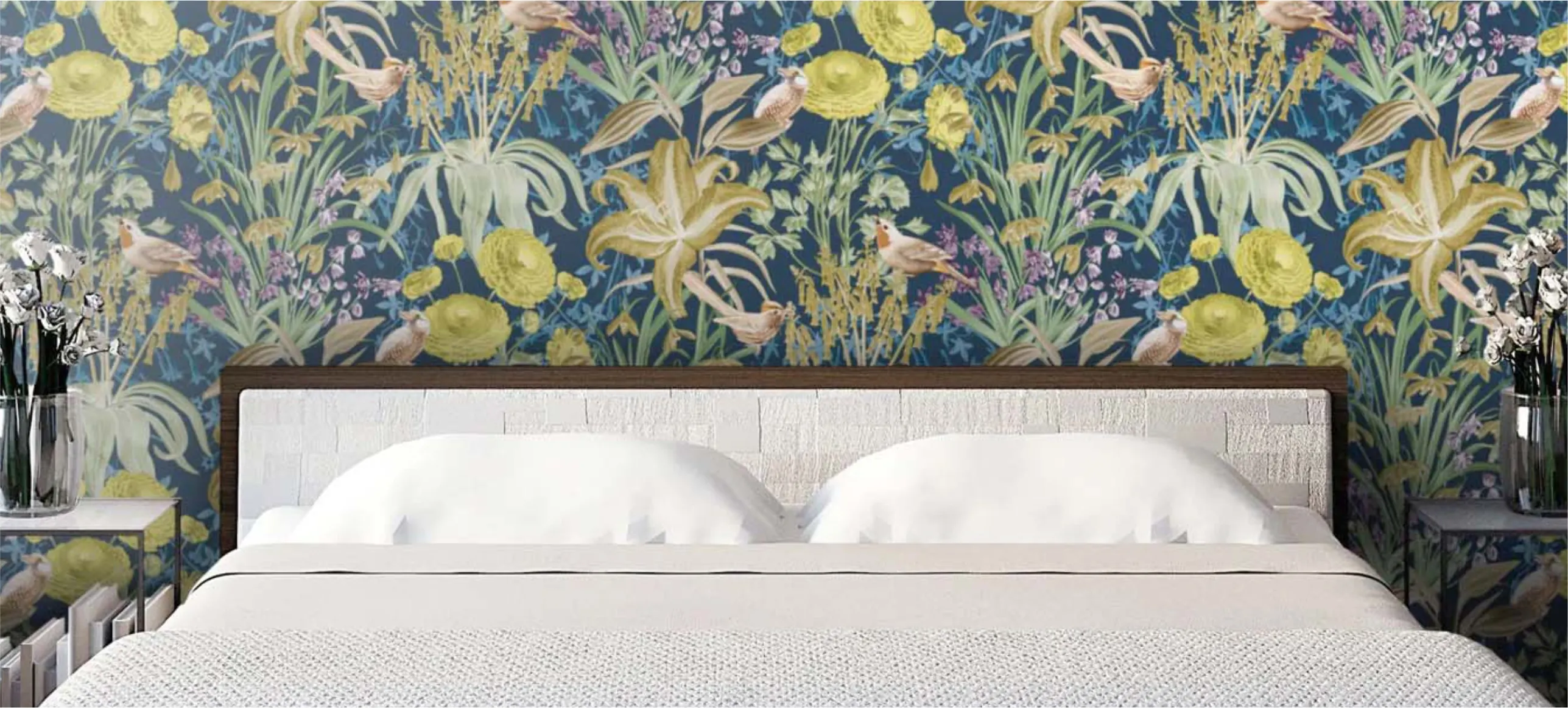 beautiful blue tropical for your interior