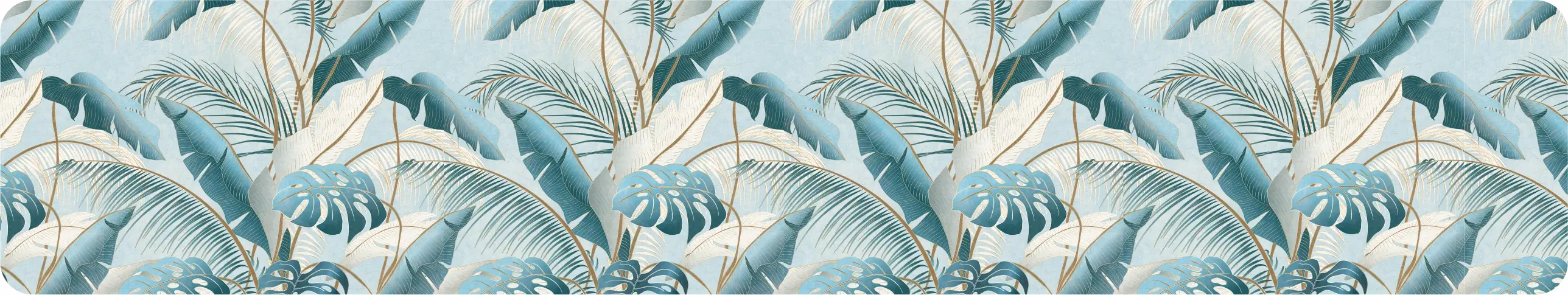 Detail of wallpaper botanical pattern