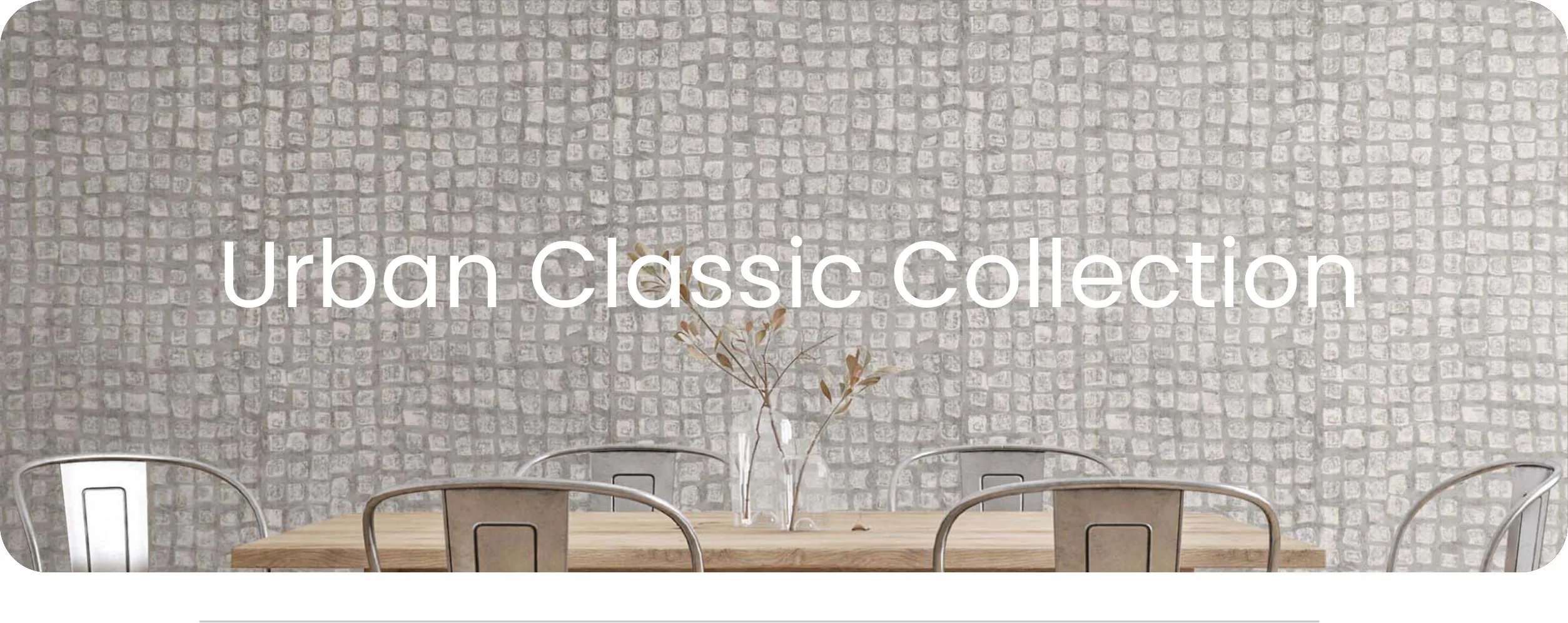 Geometric Wallpaper at living room