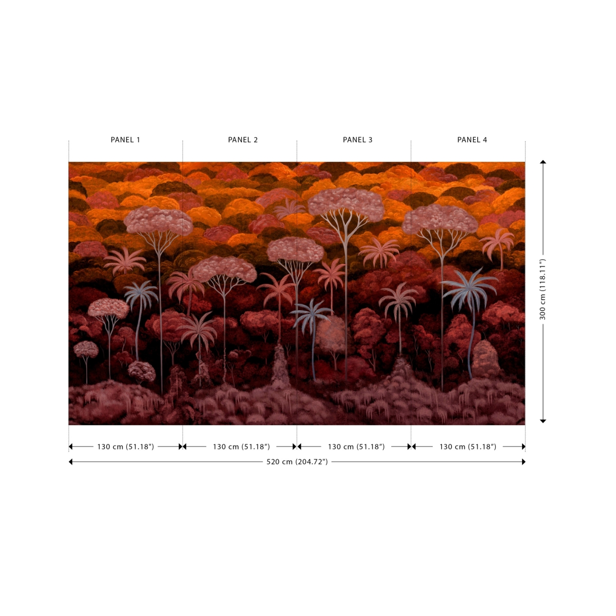 Arte | Décors & Panoramiques | Ciel Tropical | 97651