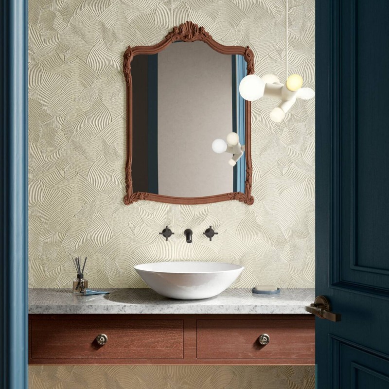 Techno Bee Embroidered | Moooi Wallcovering Green House