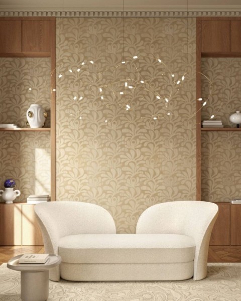 Woodblock Beetle Fern | Moooi Wallcovering Green House