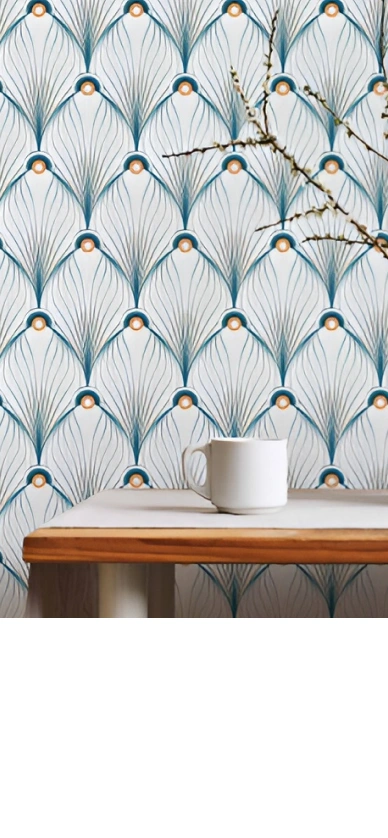 Art deco style wallpaper will perfect for your home
