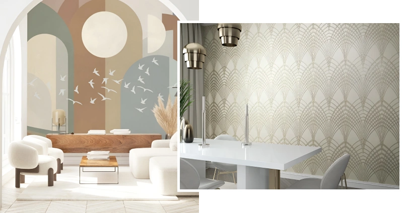Modern Classic Art Deco Wallpaper Style