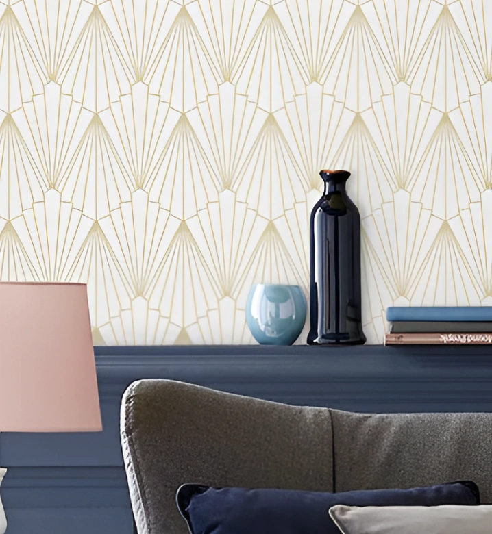 Modern geometric wallpaper for your home