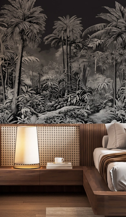 Stunning wallpaper with black gold elegant