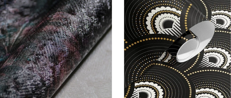 Detail of roll wallpaper