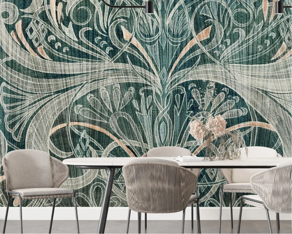 Big mural luxury imperial for dining room