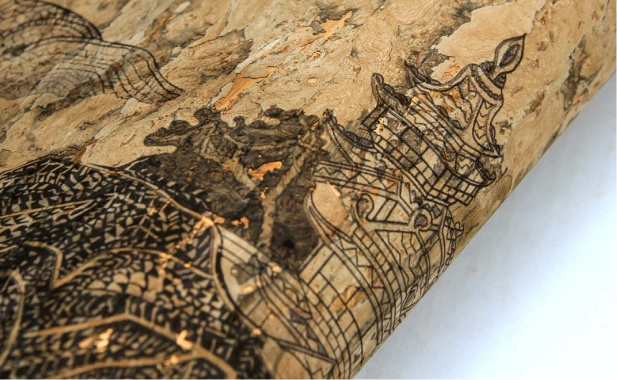 The detail of texture