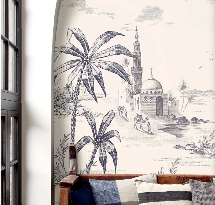 Dessert wallpaper mural concept design