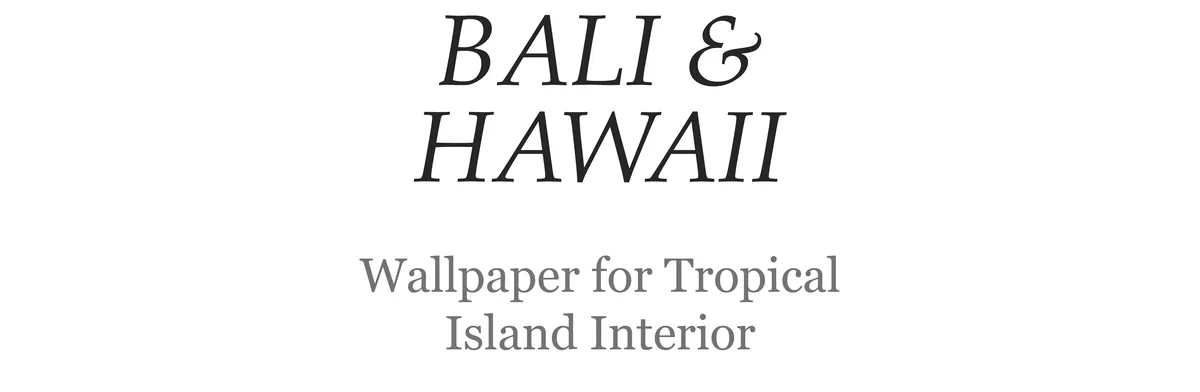Bali and Hawai wallpaper