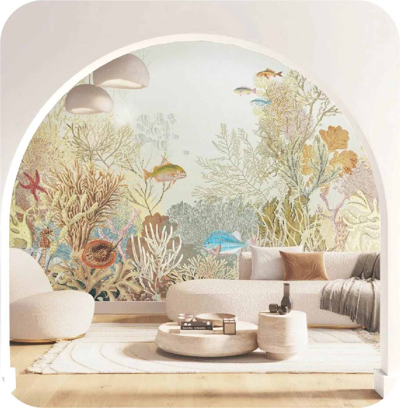Seaside Wallpaper Design