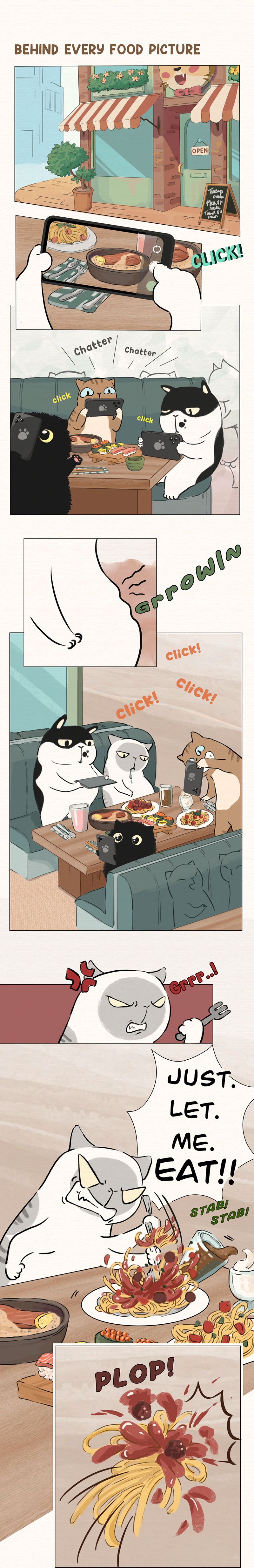 Webtoon Singapore: Cat These Days Episode 1