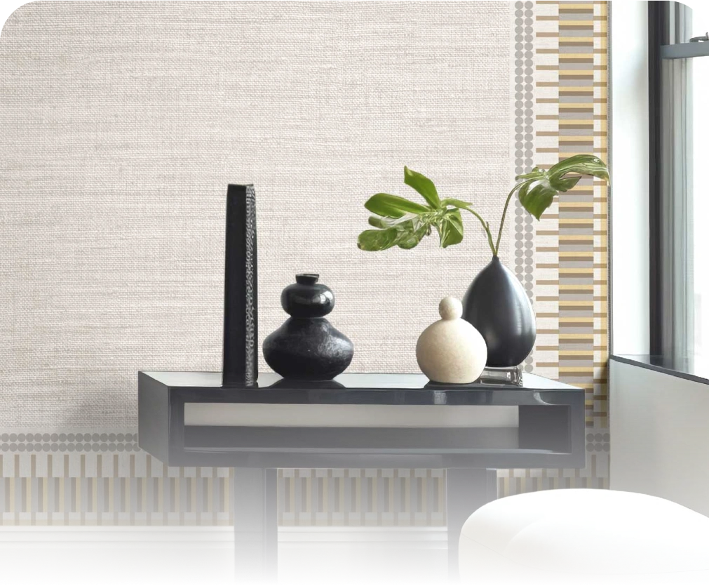 Minimalist Living Room with Arche Collection