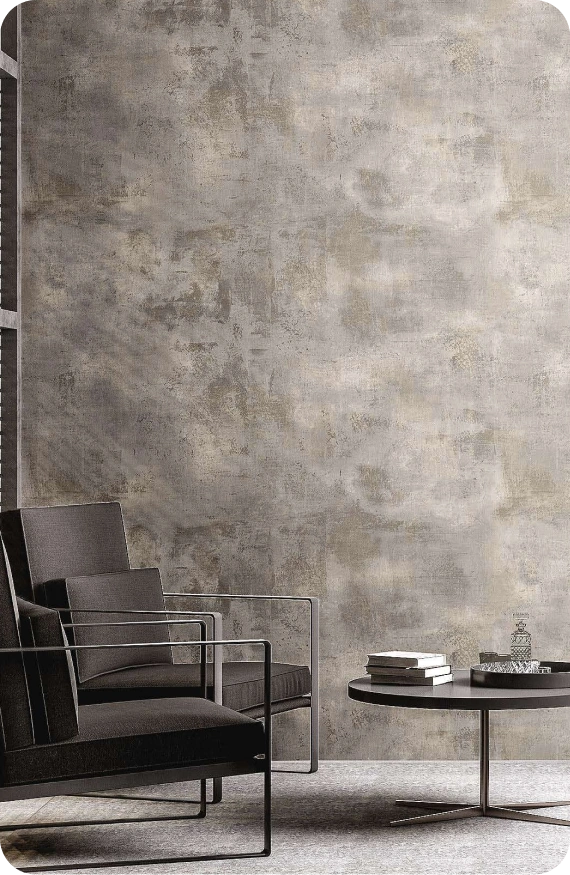 Concrete texture with abstract wallpaper by Cristiana Masi