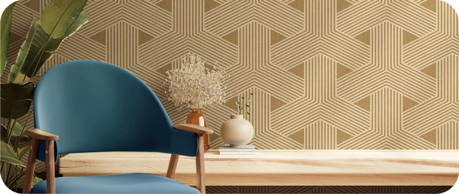 Stripe geometric pattern look stunning in any interior