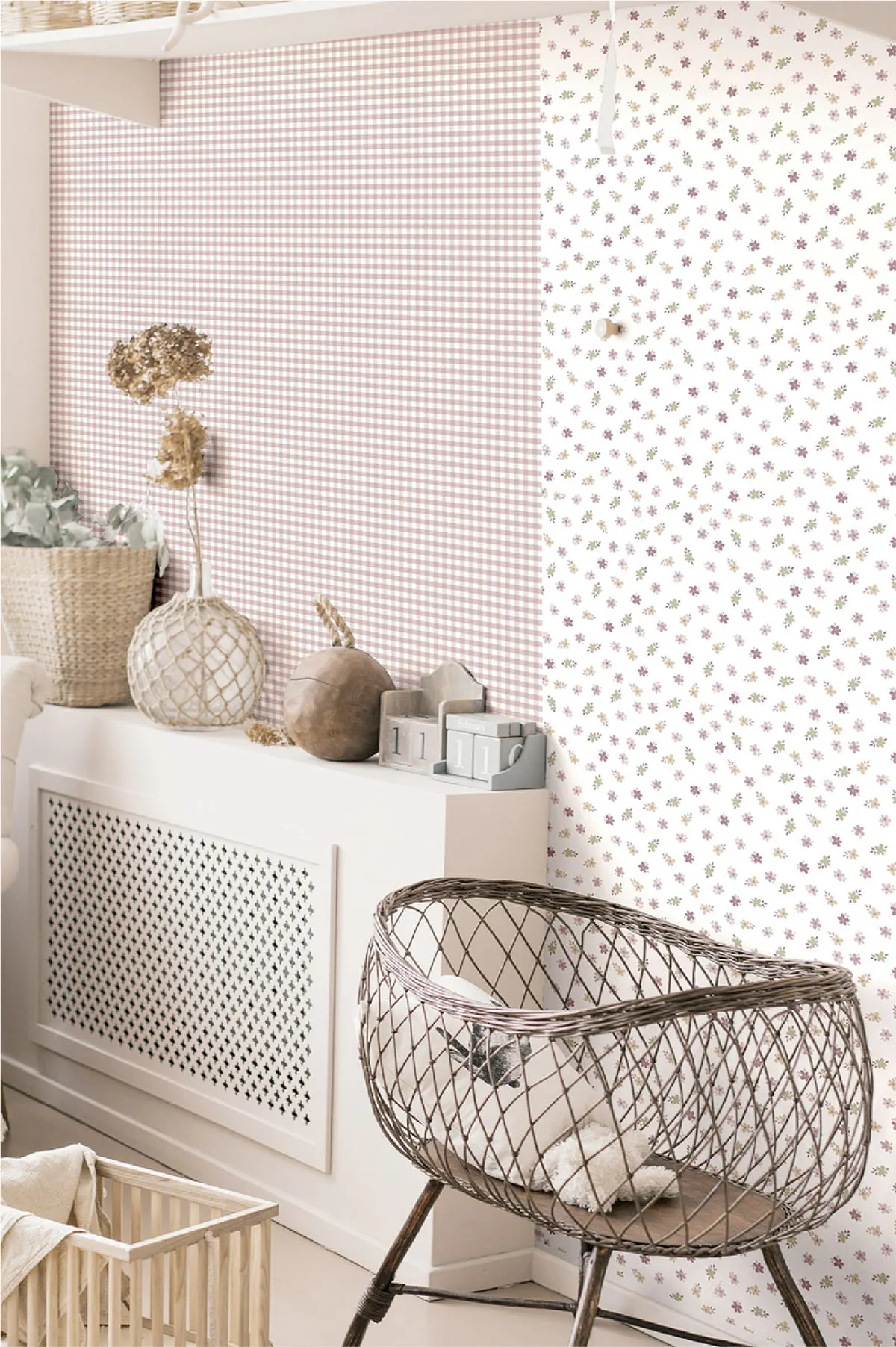 Dot pattern wallpaper look stunning at kids area