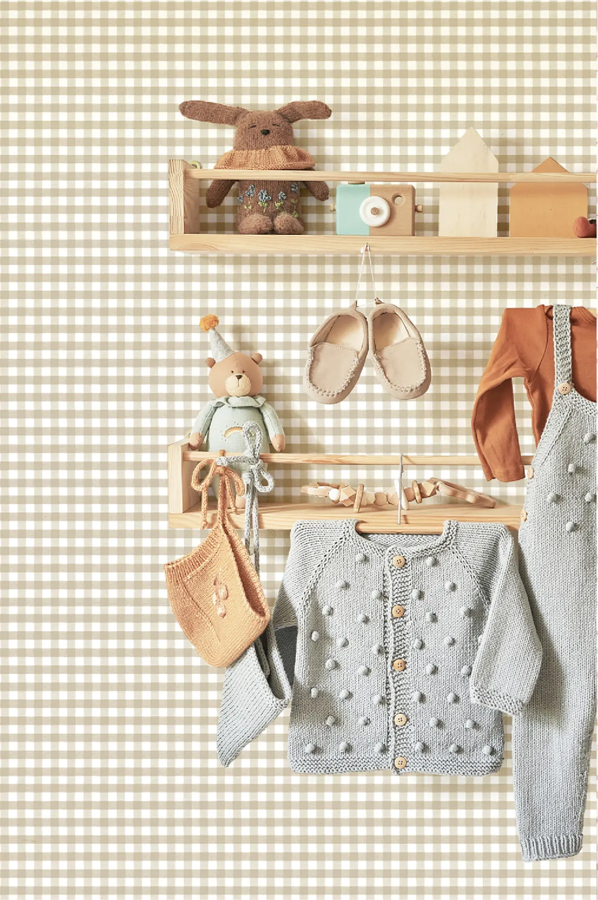 Square stripe wallpaper pattern by cristiana masi