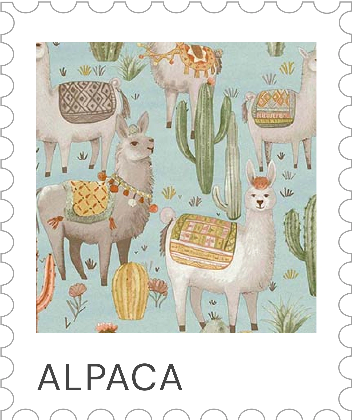 alpaca wallpaper design