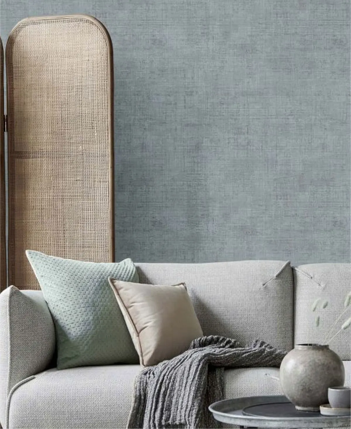 Grey minimalist wallpaper for your home