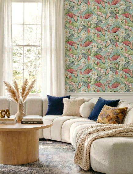 Waterlily Lake Soft Blue