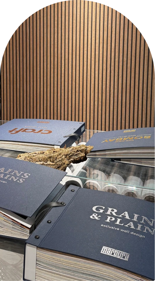 Cork wallpaper from Marburg