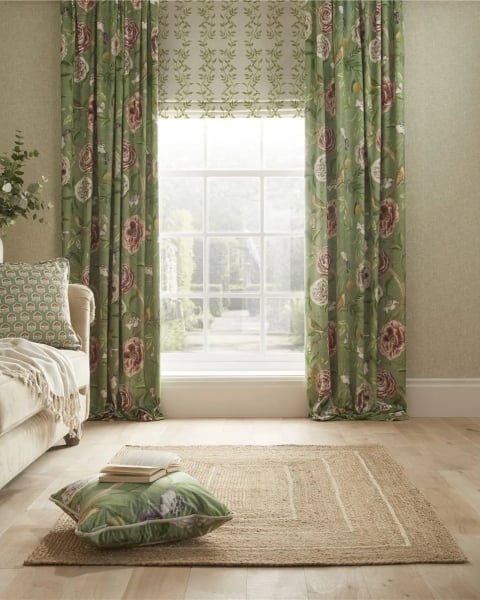 Esselle Home | Heritage Tales | Heritage Tulip Green Blue