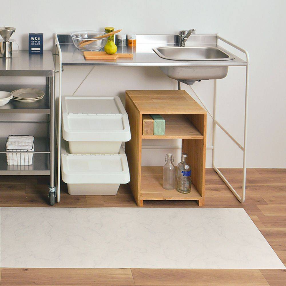 Floor Mat - Stylish Bianco Carrara