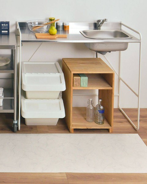 Floor Mat - Stylish Bianco Carrara