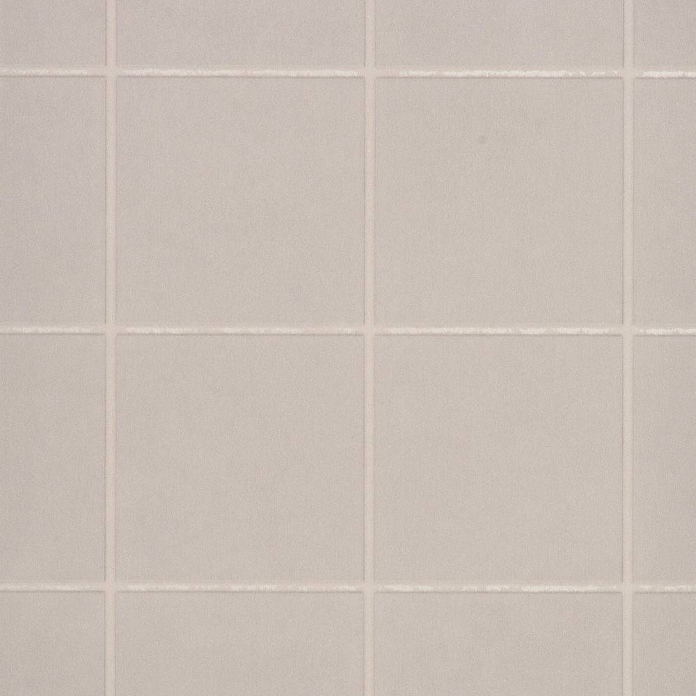 Floor Mat - Square Tiles (Light Gray)