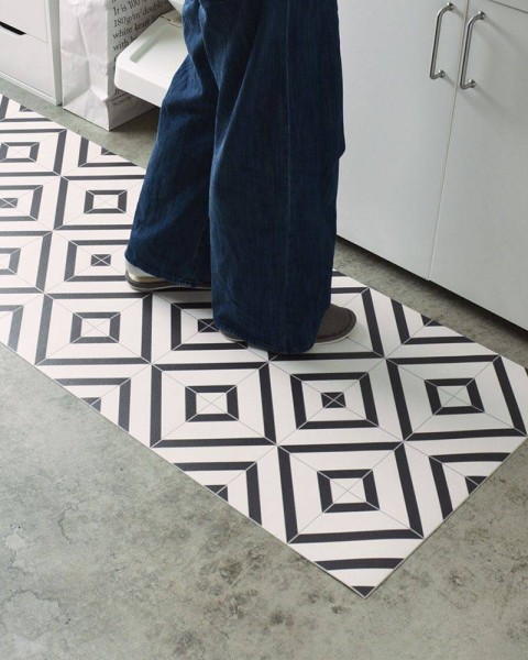 Floor Mat - Stylish Tiles