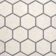 Floor Mat - Stylish Honeycomb White
