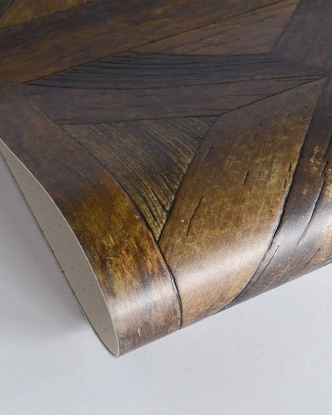 HONPO Original Design - Parquet Cushion Floor Sheet-Vintage Oak