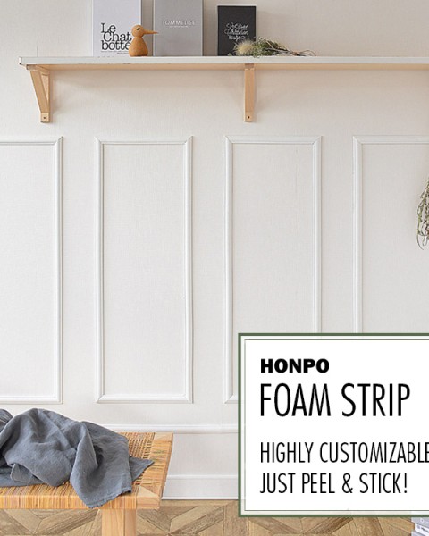 HONPO Foam Strip - Highly Customizable, Just Peel & Stick!
