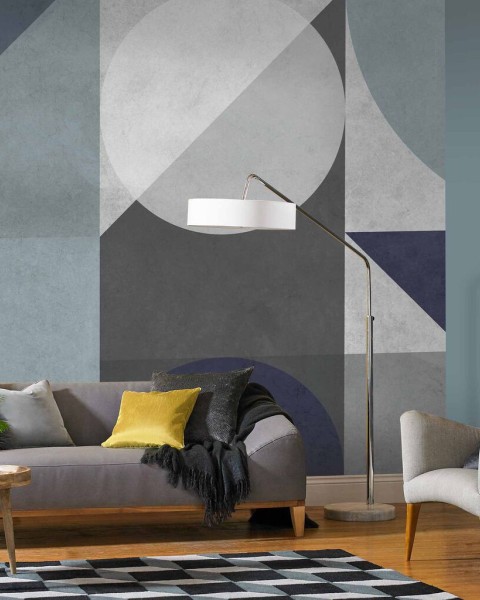 Graham & Brown | Abstract Geo Bespoke Mural