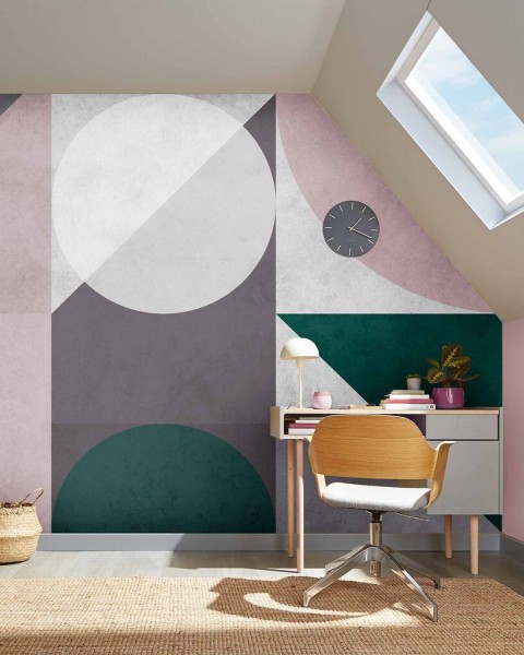 Graham & Brown | Abstract Geo Bespoke Mural
