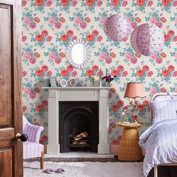 Graham & Brown | Archive Rose Wallpaper