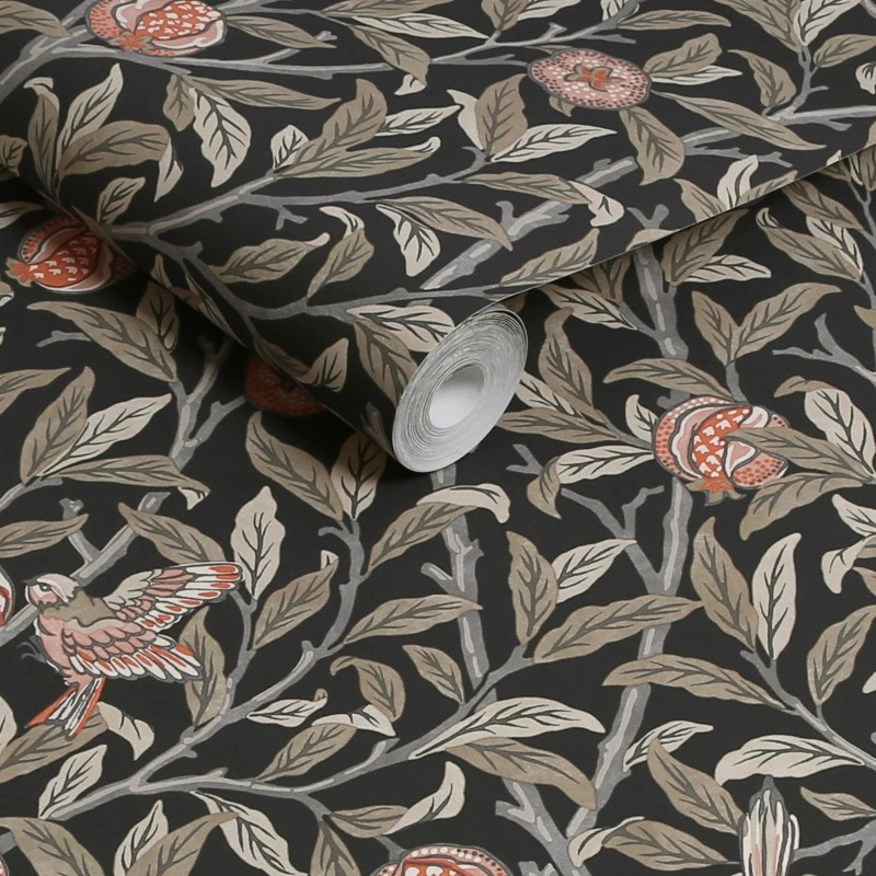 Graham & Brown | Bird & Pomegranate Wallpaper