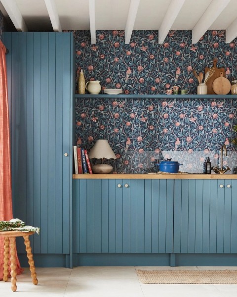 Graham & Brown | Bird & Pomegranate Wallpaper