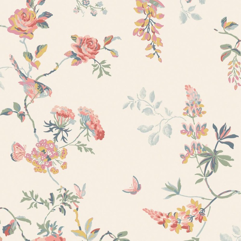 Graham & Brown | Bids & Roses Wallpaper