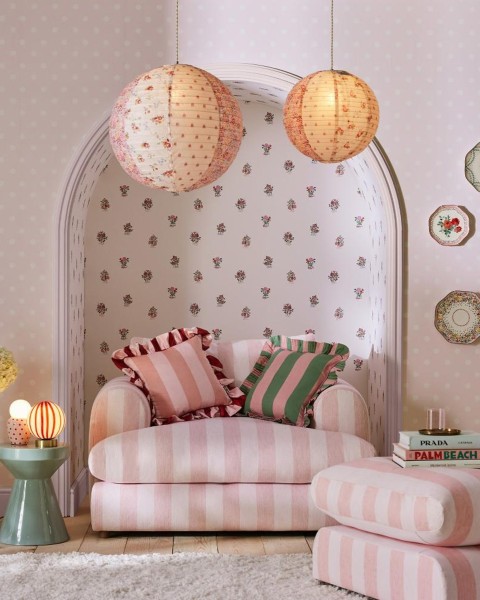 Graham & Brown | Button Spot Wallpaper