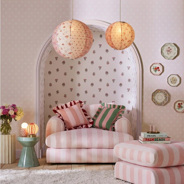 Graham & Brown | Button Spot Wallpaper