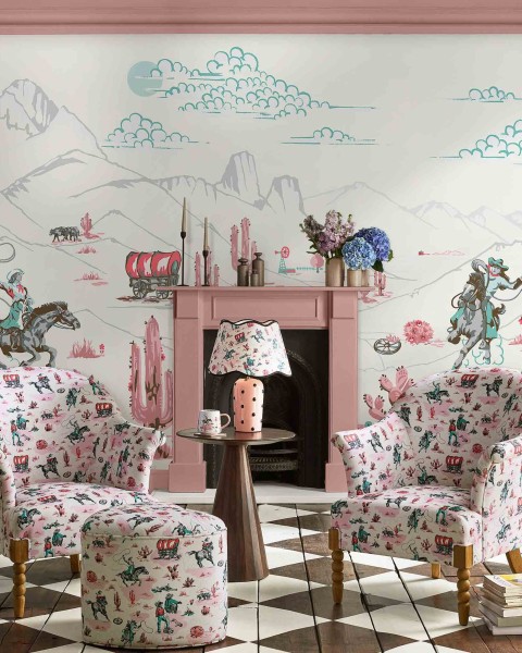 Graham & Brown | Cowgirls Mural